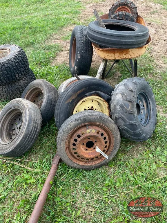 Assortment of Tires and Rims
