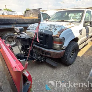 2008 FORD F-250 TRUCK WITH WESTERN SNOW PLOW, 1FTSX21568EC55812