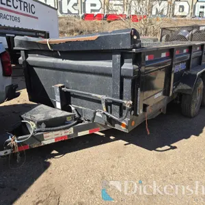 2018 LOADSTAR 14' DOUBLE AXLE DUMP TRAILER, 4ZEDT142XJ1145841