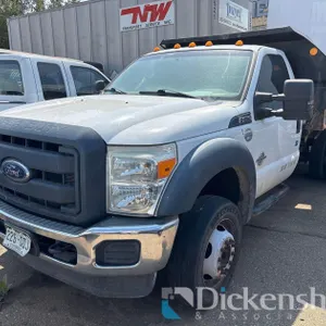 2015 FORD F-550 DUMP BED TRUCK, 1FDUF5HT0FEC04817
