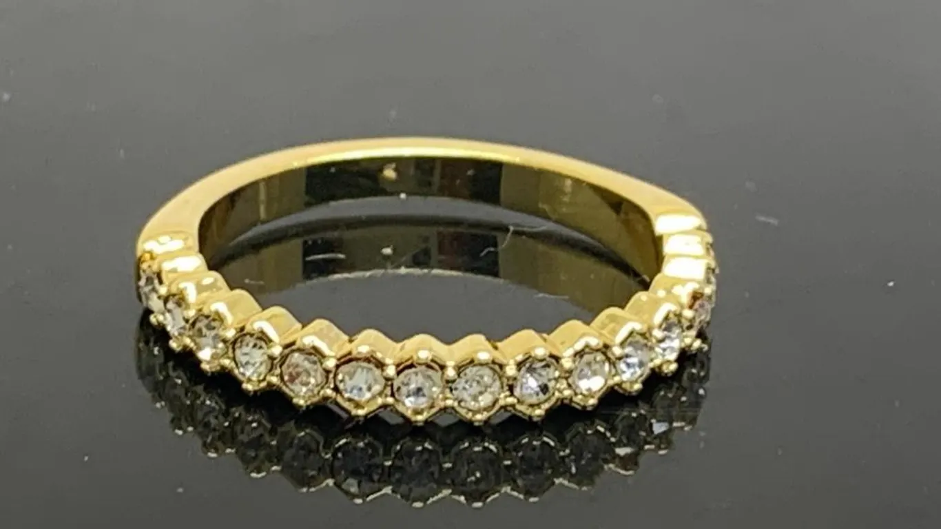 Gold Tone Wedding Band