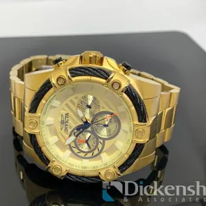 Invicta Gold Tone Men's Watch Chronograph