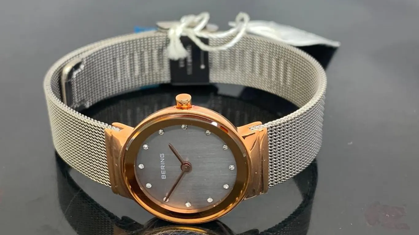 Bering Women's Watch Gray & Rose Gold Tone
