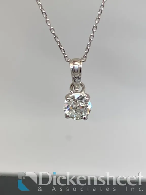 14K White Gold Necklace