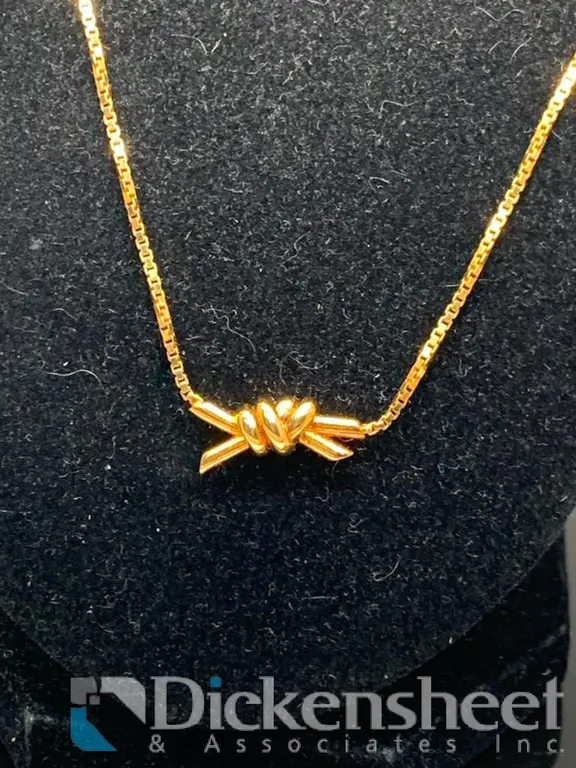 Bottega Veneta Knot Necklace