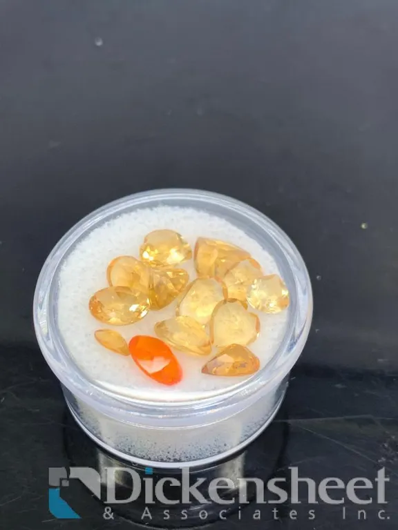 Lot of Loose Yellow Gemstones