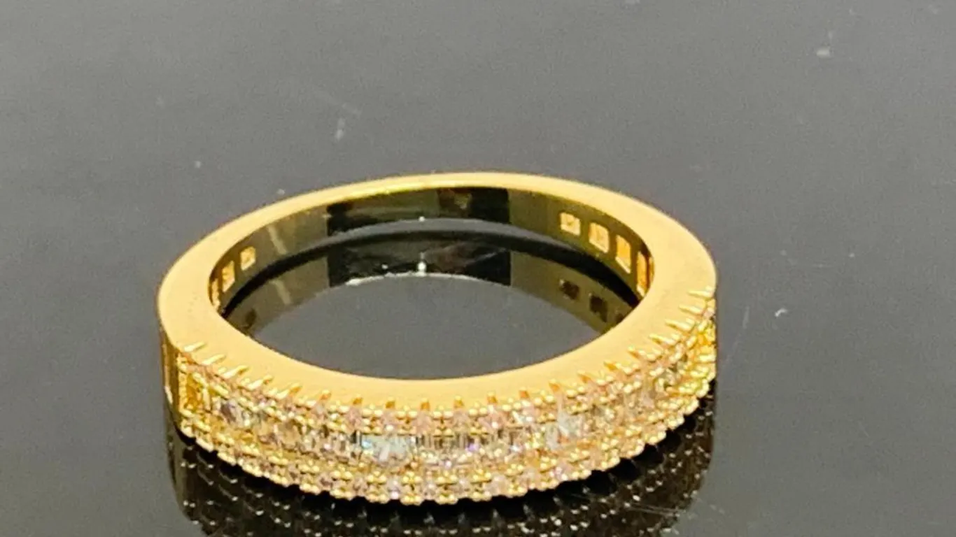 Gold Tone Wedding Band