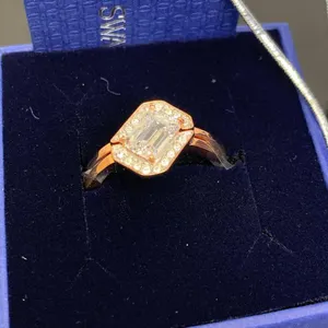 Swarovski Rose Gold Tone Wedding Band