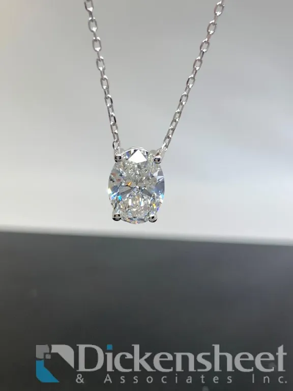 3.03 Carat Lab Grown Diamond Necklace