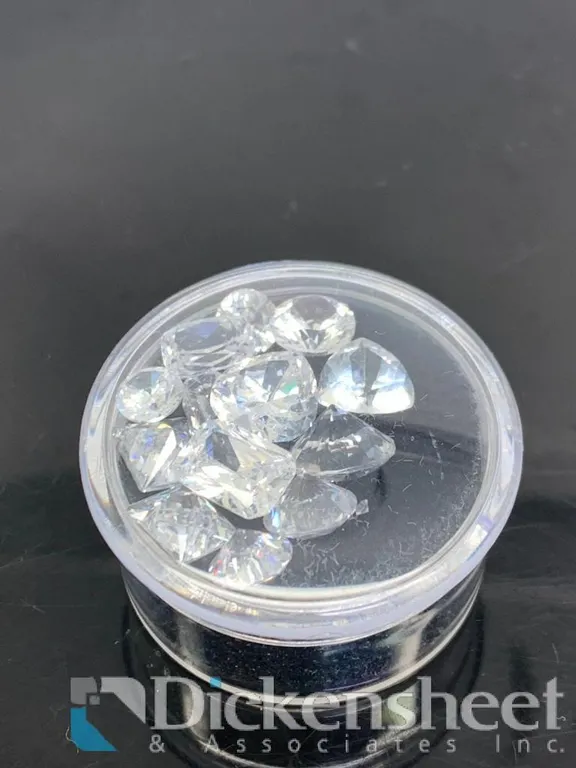 Lot of Loose Clear Gemstones
