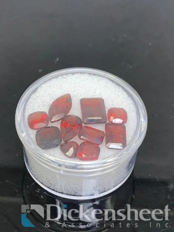 Lot of Loose Red Gemstones