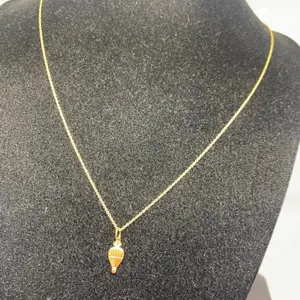 Sydney Evan 14K Yellow Gold Hot Air Balloon Wiked Necklace