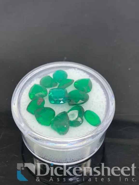 Lot of Loose Green Gemstones