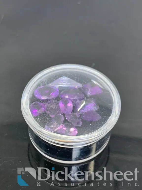 Lot of Loose Purple Gemstones