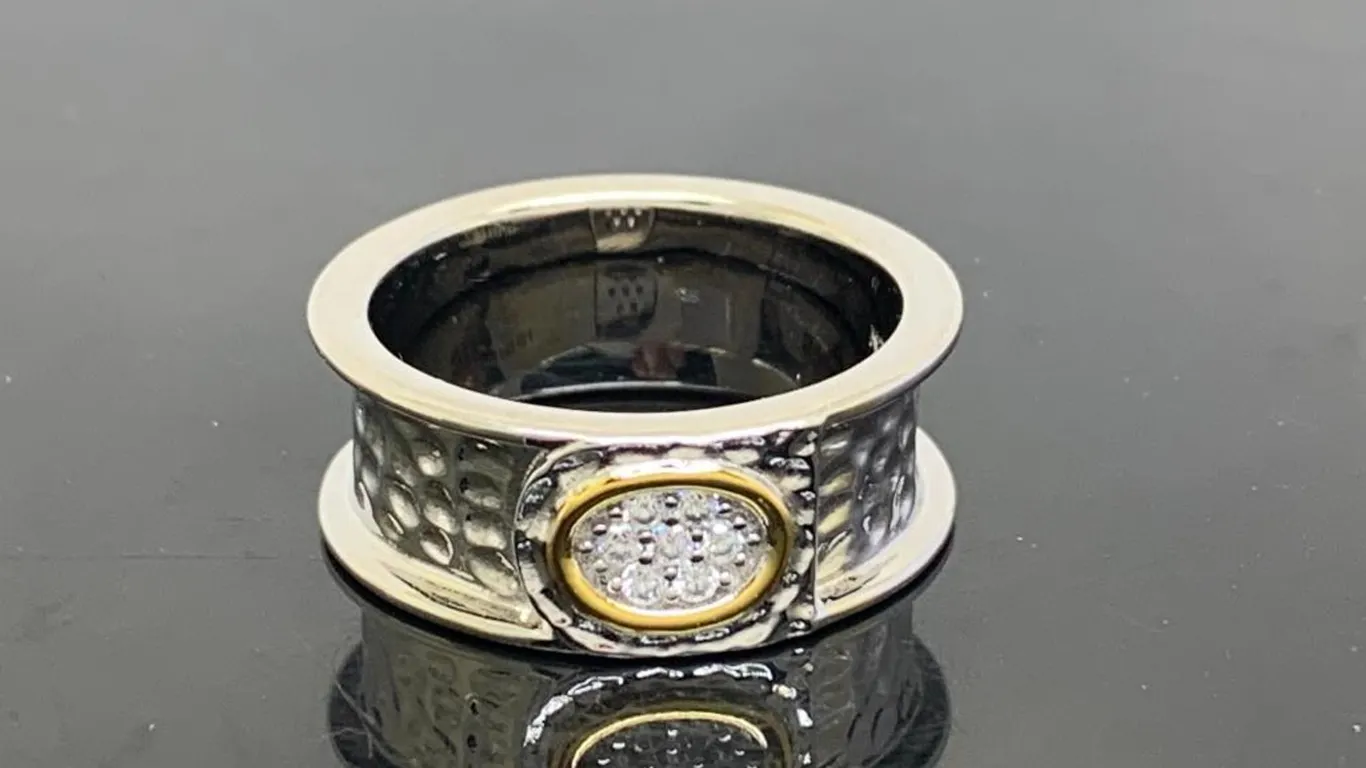 Sterling Silver Wide Band