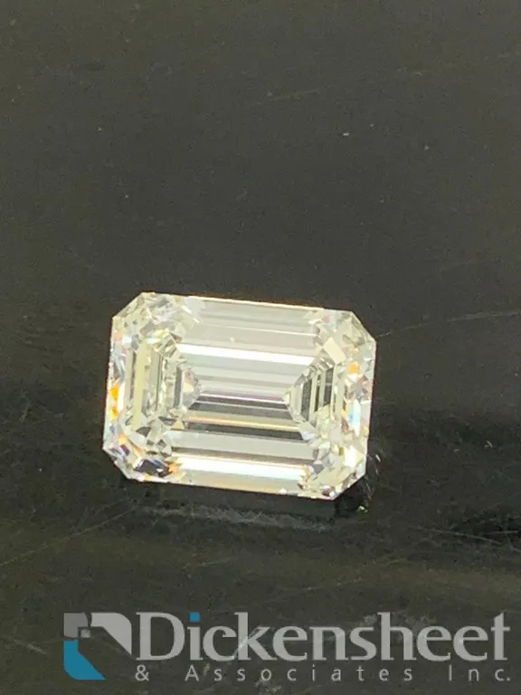 5.07 Carat Lab Grown Diamond Emerald Cut VS2 Clarity E Color