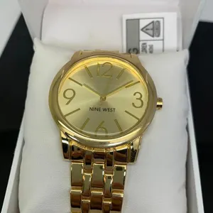 Nine West Gold Tone Women's Watch