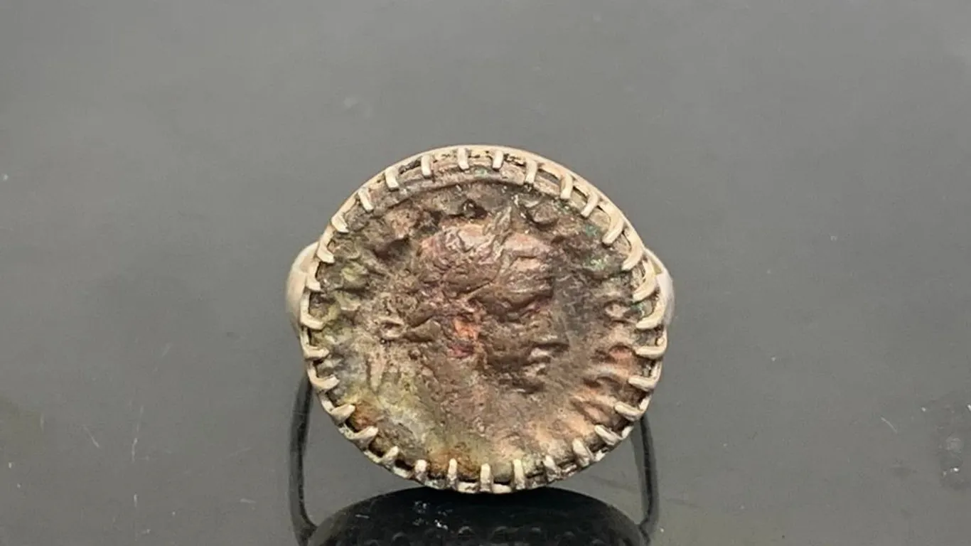Silver Coin Ring