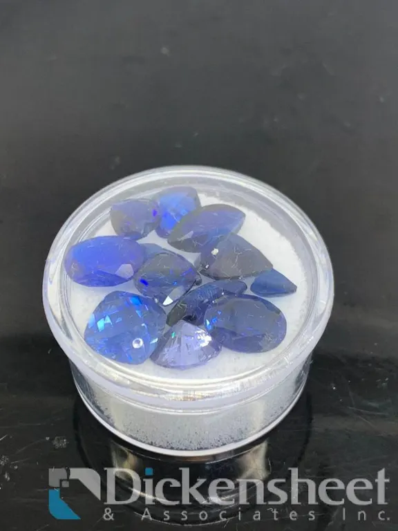 Lot of Loose Blue Gemstones