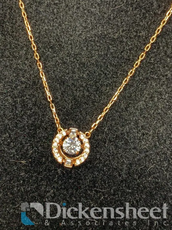 Swarovski Rose Gold Tone Necklace