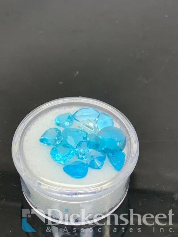 Lot of Loose Light Blue Gemstones