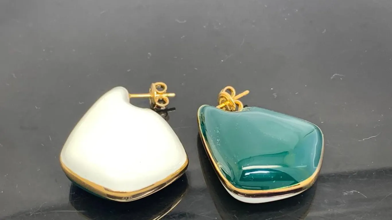 Bottega Veneta Small Fin Earrings