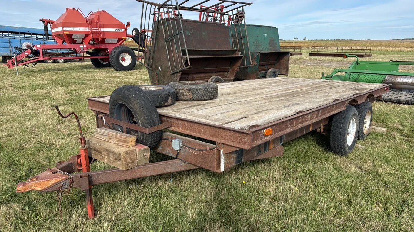 0450 - Shop-built Flatbed Trailer