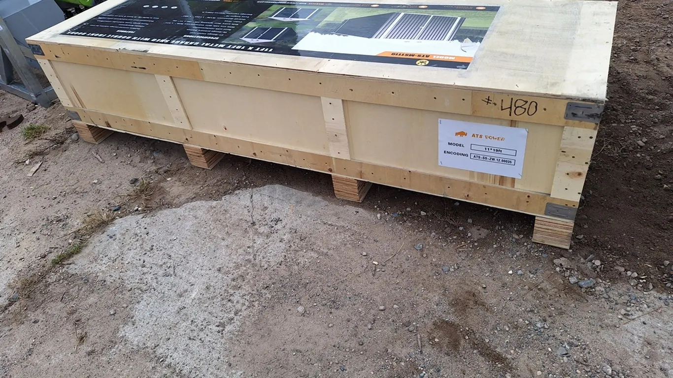 2026 ATSPower Metal Shed, Model ATS-MS1119, Unused