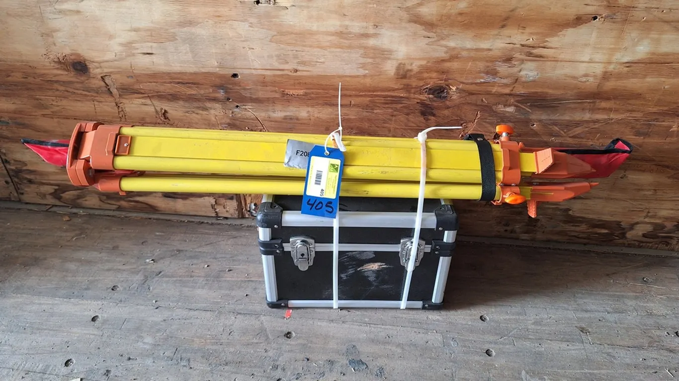 2026 Future Laser Level, Unused, Survey Equipment and Grade Control, Self-Leveling Rotary Laser Level with Batteries, Receiver, Tripod, Grade Rod