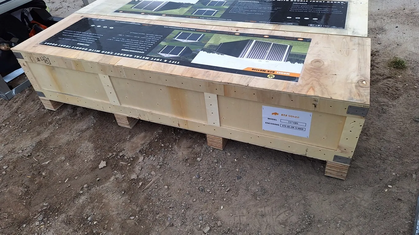 2026 ATSPower Metal Shed, Model ATS-MS1119, Unused