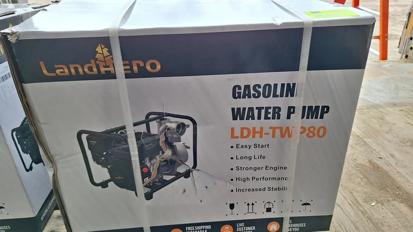 2026 Landhero Water Pump, Model LDH-TWP80, Unused