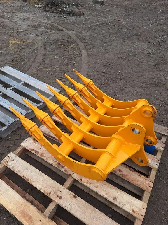 2029 Future CAT 305 Excavator Rake with Teeth Attachment, 32", Fit to CAT 305 with teech