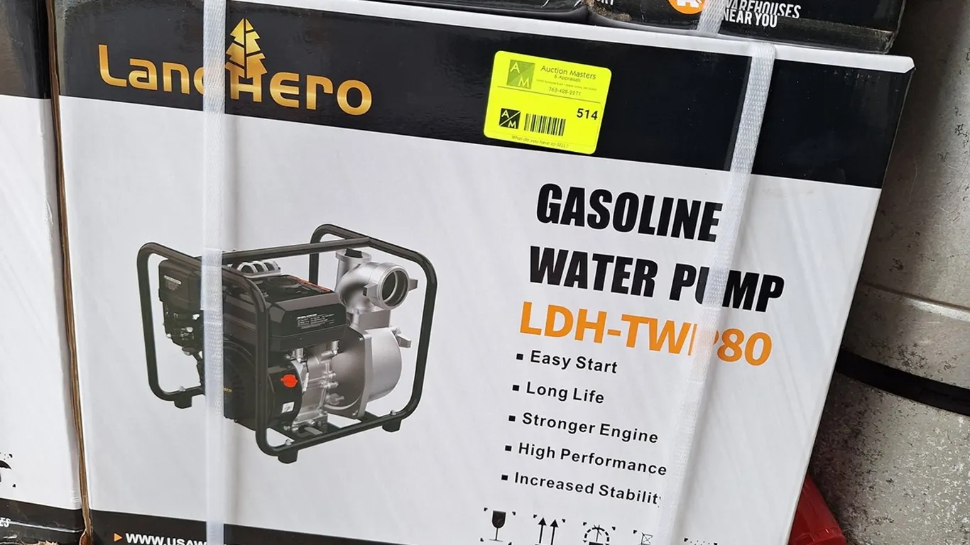 2026 Landhero Water Pump, Model LDH-TWP80, Unused