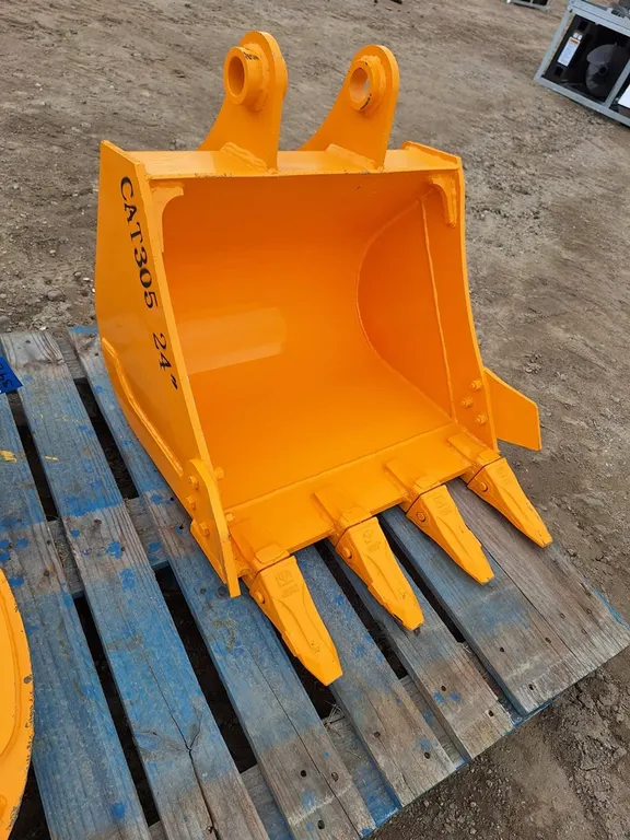 2028 Future CAT 305 Excavator Bucket Attachment, 24", fit to CAT 305 excavator