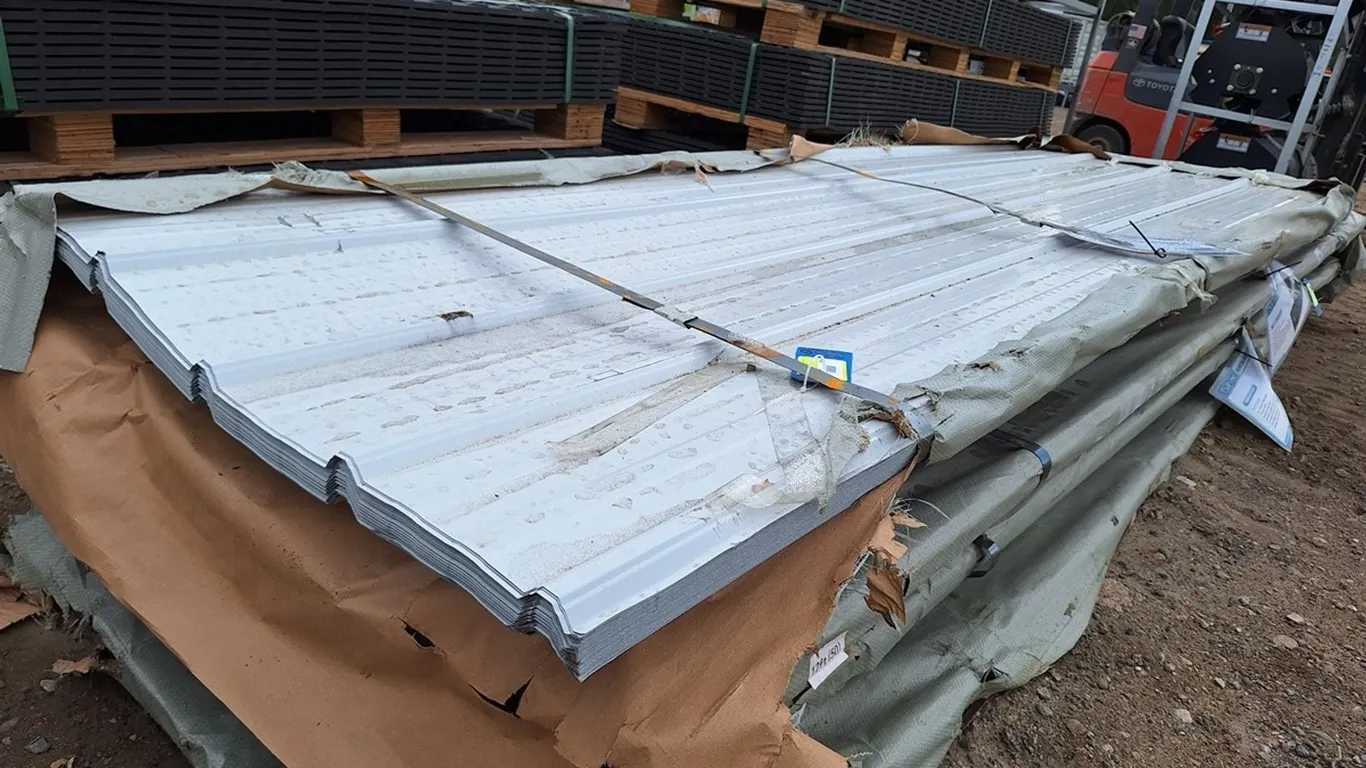2026 Future Galvalume Steel Siding Roofing (50 - 10' Sheets), Model FT-XH50, Unused, 10' Qty of (50) Sheets Galvalume Steel Siding Roofing