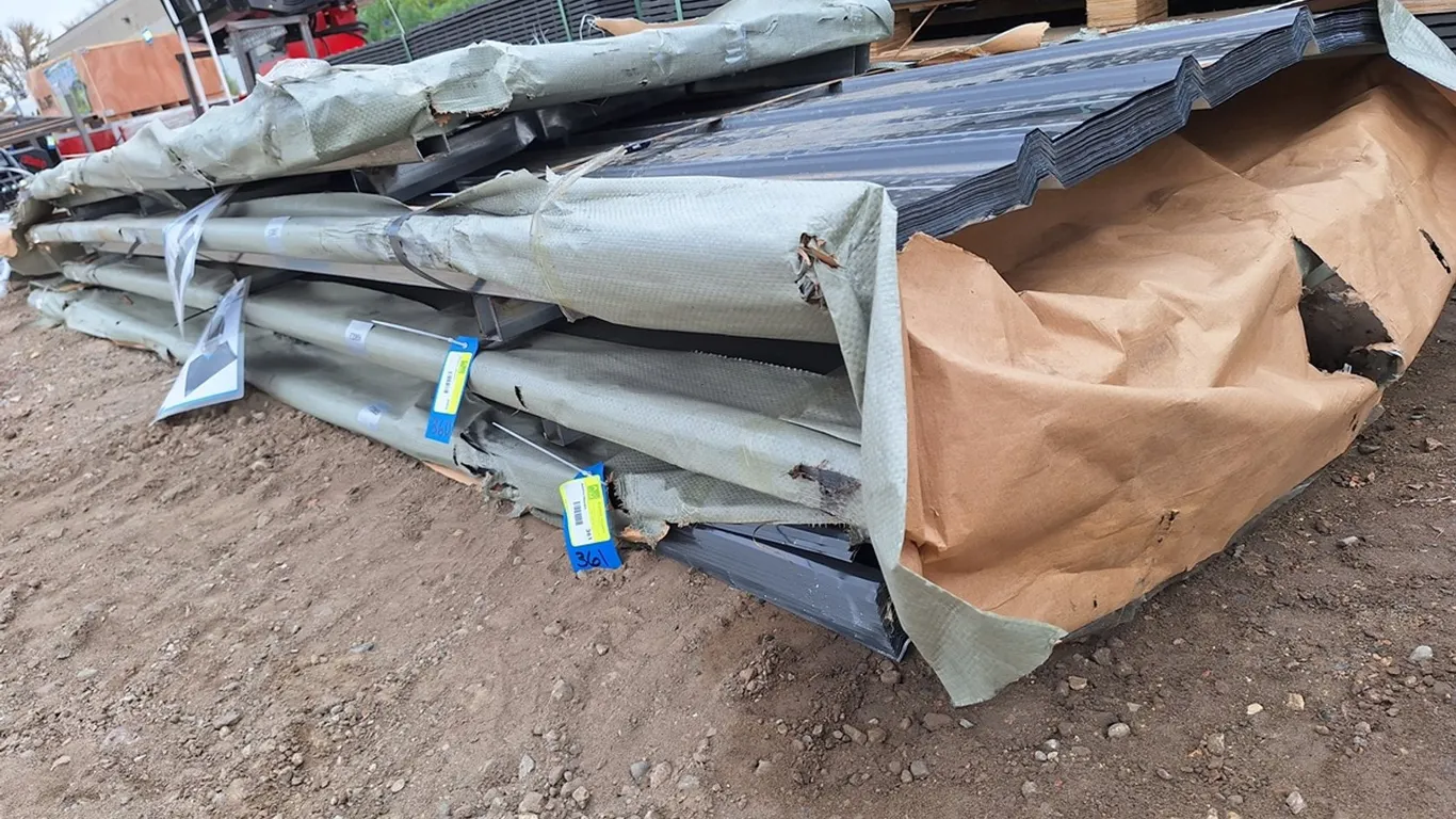 2026 Future Galvalume Steel Siding Roofing (50 - 12' Sheets), Model FTH50, Unused, 12' Qty of (50) Sheets Galvalume Steel Siding Roofing