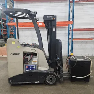 Crown 36V Electric Forklift, 4566 Hours on Meter, Model RC5520-30, Serial 1A359181, V Force Charger, 208V, 3 PH