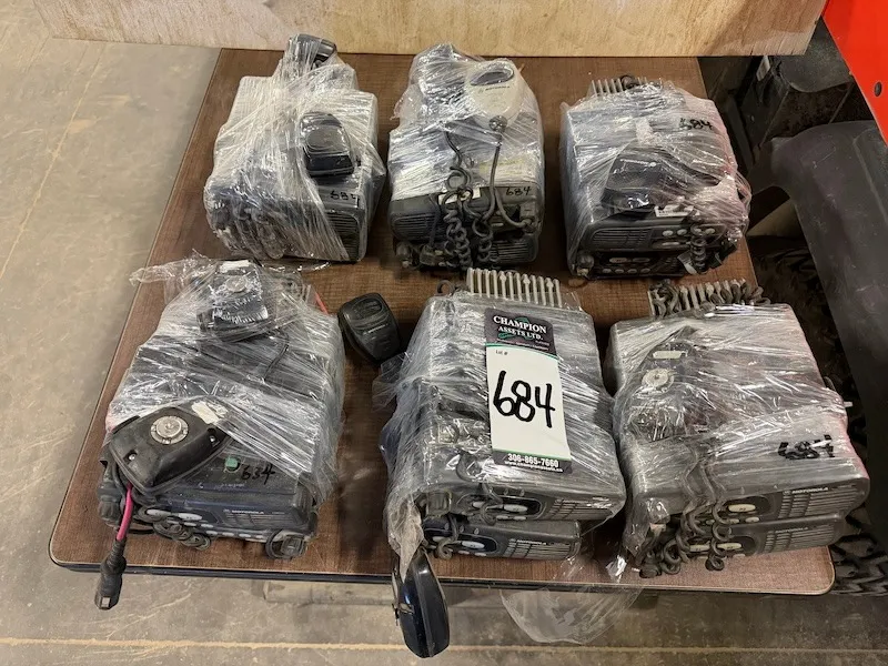 (12) 2 Way Radios - All Motorola CDM750 w/ mics