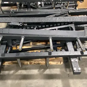 LARGE PALLET OF ASSORTED COMMERCIAL EXERCISE SMITH RACK PARTS