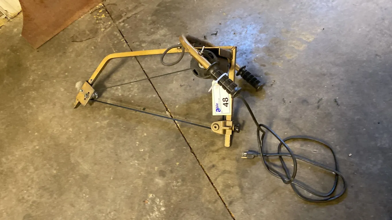 CUSTOM MADE BELT SANDER WITH EXTRA SANDING BELTS-CRANKSHAFT POLISHER