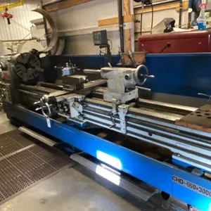 ADVANCE THD-660X3000 LATHE. 4" HOLLOW CHUCK X UP TO 24". OVERALL LENGTH 14'6" X 46" X 64"H.