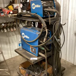 MILLER MIG WELDING KIT. MILLER XMT 350 CC-CV 350 AMP WELDER.