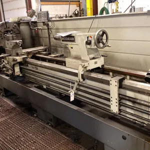MODERN 9" HOLLOW SPINDLE LATHE. MODEL 33 SERIES. 3 PHASE. 15HP. 16'4" OVERALL LENGTH.
