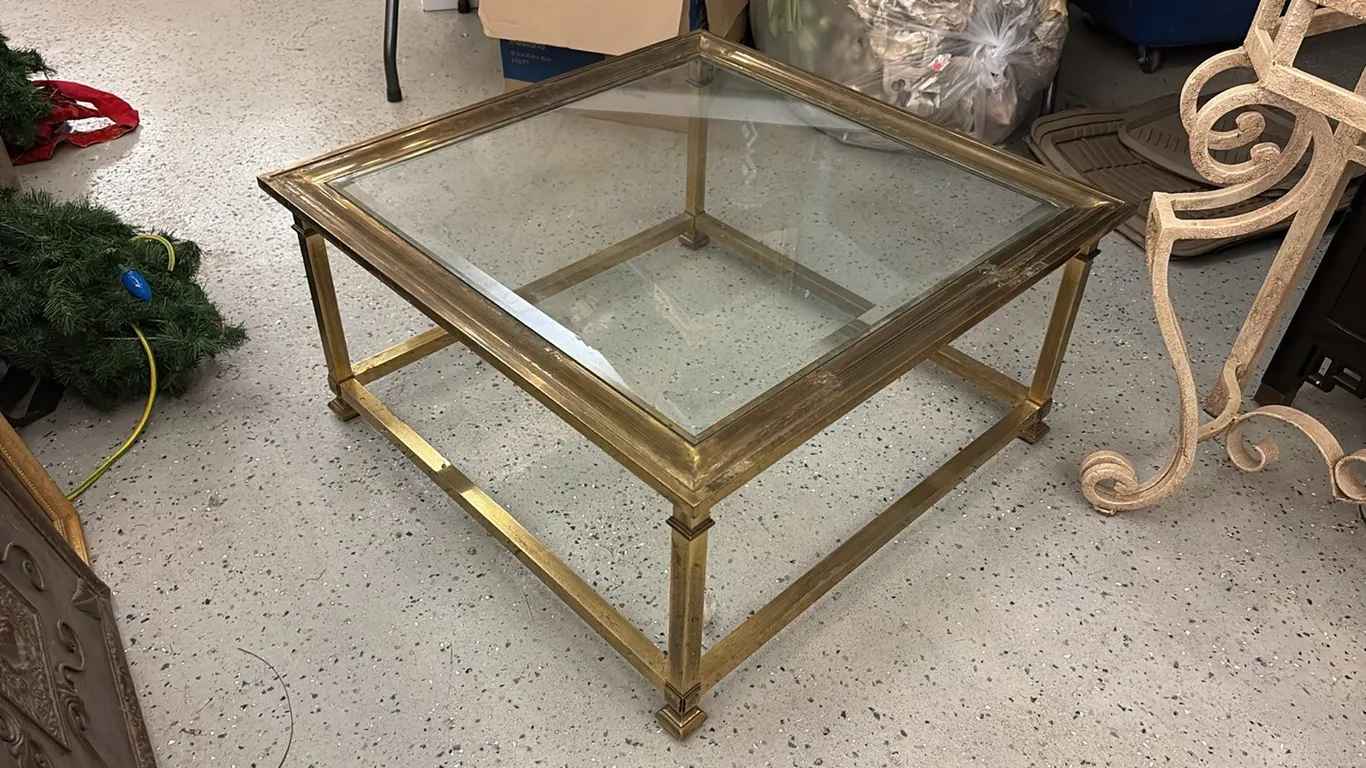 Glass Top Coffee Table