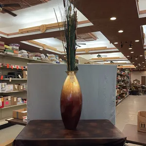 Large Vase w/ Greenery
