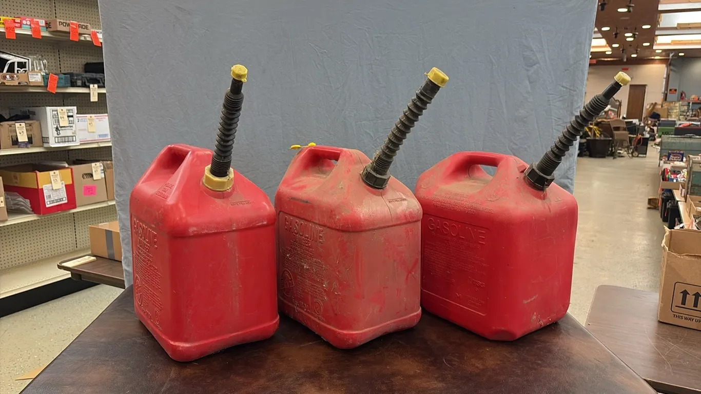 3- Gas Cans