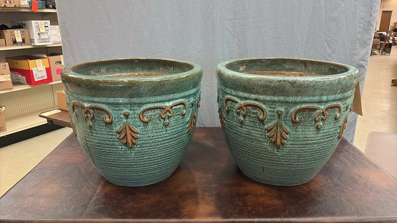 2- Ceramic Planters