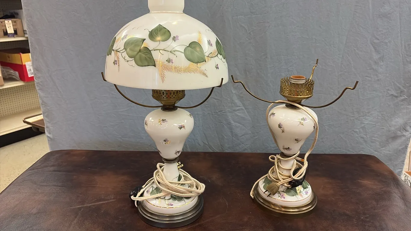 2- Floral Lamps
