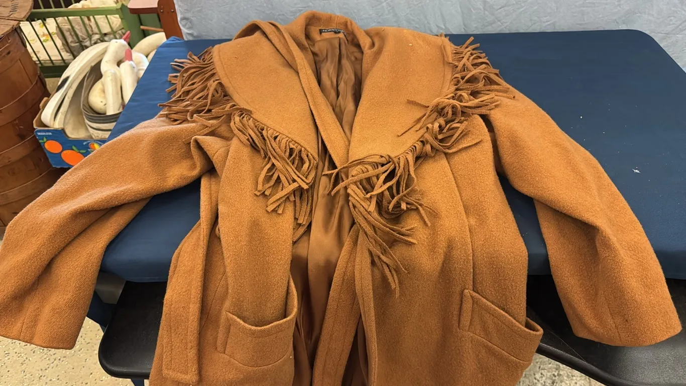 Fringe coat