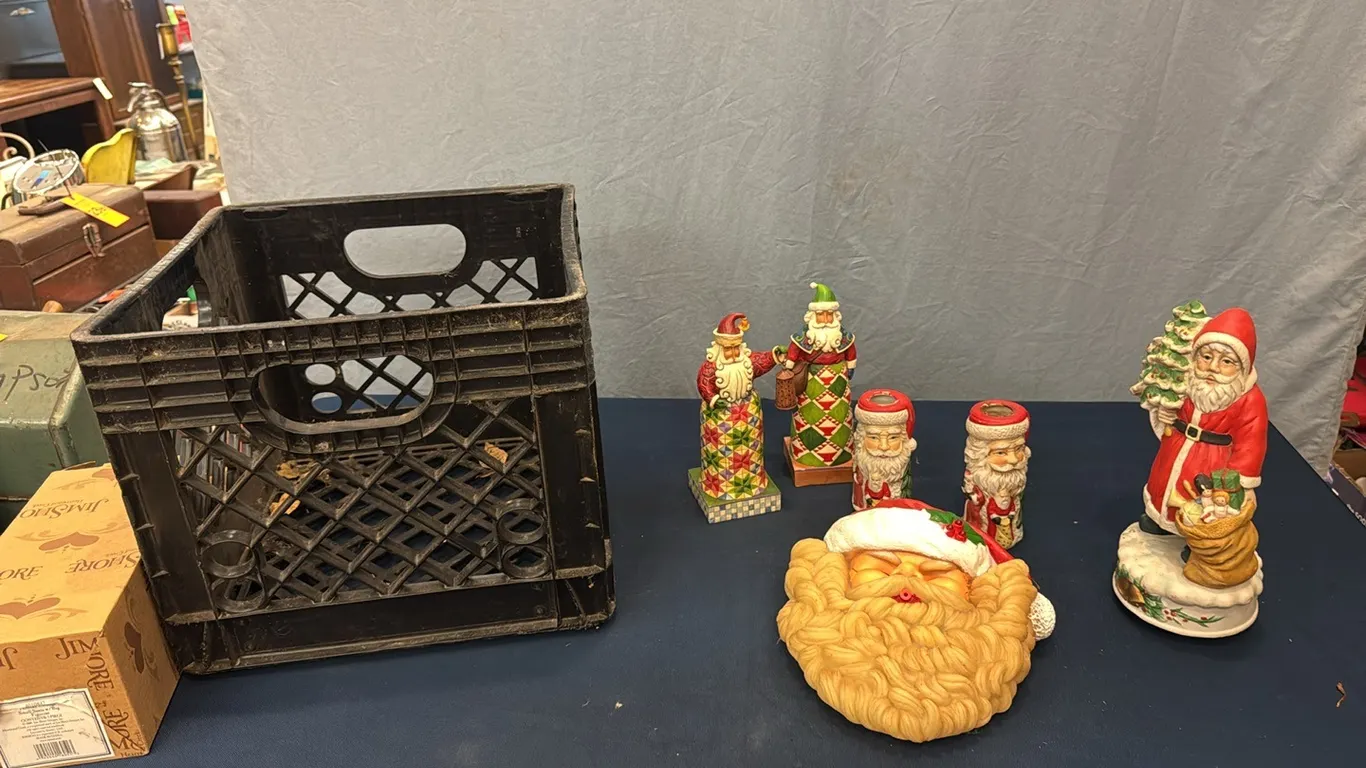 Milk crate, Christmas decor